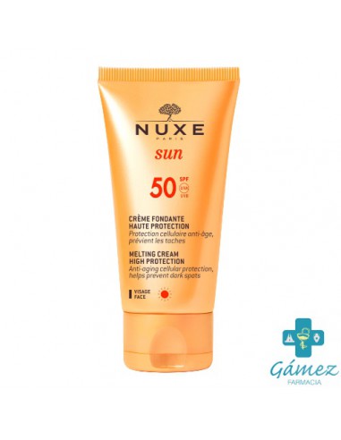 NUXE SUN CREMA FUNDENTE PARA EL ROSTRO ALTA PROTECCION SPF 50 TUBO 50 ML