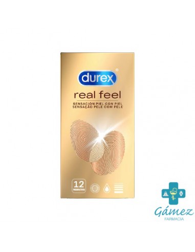 DUREX REAL FEEL PRESERVATIVO SIN LATEX 12 UN -145