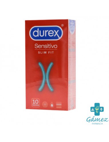 DUREX SENSITIVO SLIM FIT 10 UN