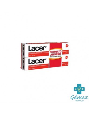 LACER PASTA DENTAL DUPLO 2X125 ML