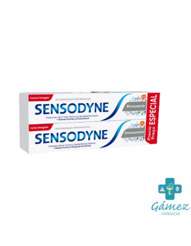 SENSODYNE CUIDADO BLANQUEANTE 75 ML 2U