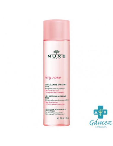 NUXE VERY ROSE AGUA MICELAR CALMANTE 3 EN 1 - TODAS LAS PIELES NOVEDAD FRASCO DOSIFICADOR 200ML