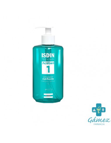 ACNIBEN 1 ISDIN TEEN SKIN LIMPIADOR MATIFICANTE GEL 400 ML