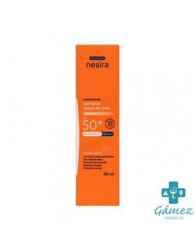 NESIRA GEL FACIAL TOQUE DE SEDA COLOR SPF 50+ 50 ML