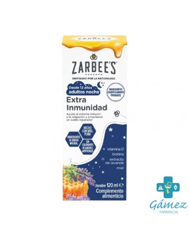 ZARBEE´S ADULTOS NOCHE INMUNIDAD JARABE 1 ENVASE 120 ML