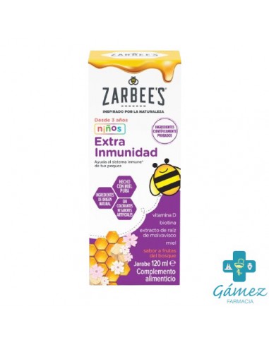 ZARBEE´S NIÑOS INMUNIDAD JARABE 1 ENVASE 120 ML